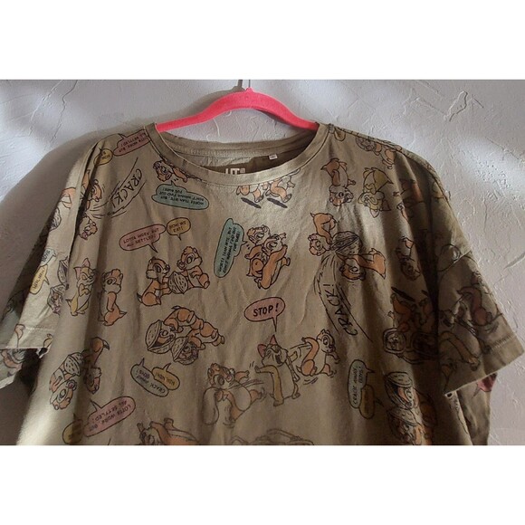 UT Uniqlo Shirt Women's L,chip & Dale,casual, 22 Inch Of Armp To Armp - Picture 4 of 7
